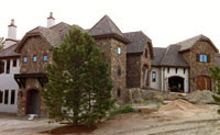 Windows in a new home built in Parker, Colorado