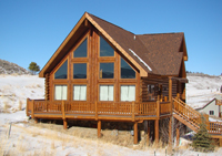 Windows installed in a new home in the Cherry Hills neighborhood