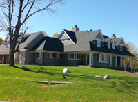 Windows installed in a new home in the Cherry Hills neighborhood
