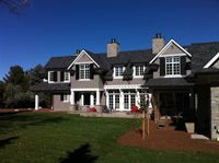Windows installed in a new home in the Cherry Hills neighborhood