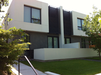 Windows in a new home in Denver, Colorado
